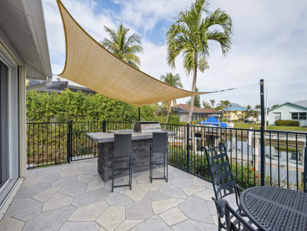 Marco Island Beautiful 3 Bedroom Home with Pool & Canal View